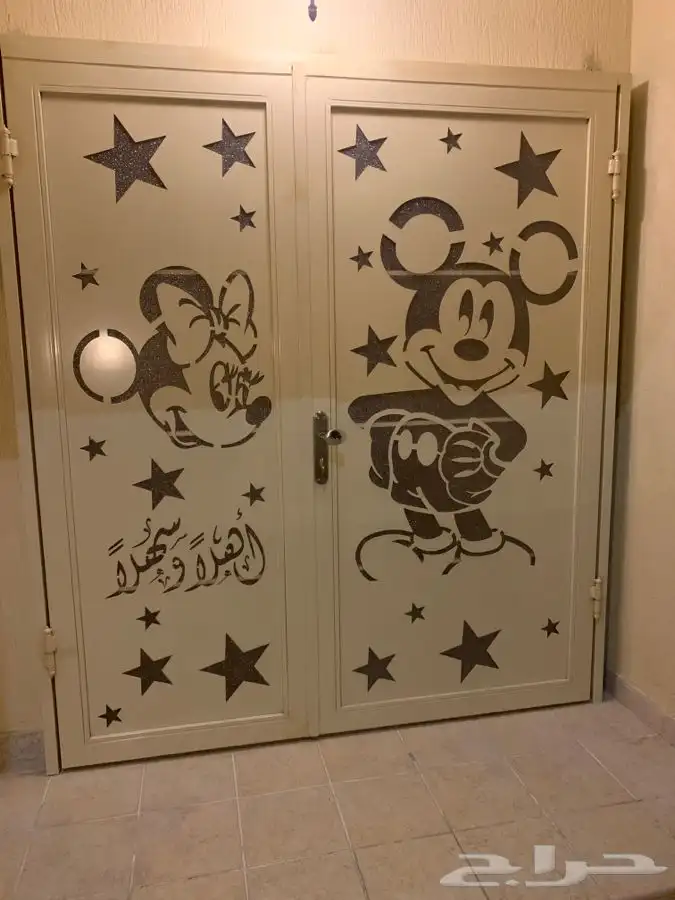 ابواب حديد قص ليزر - سواتر  32