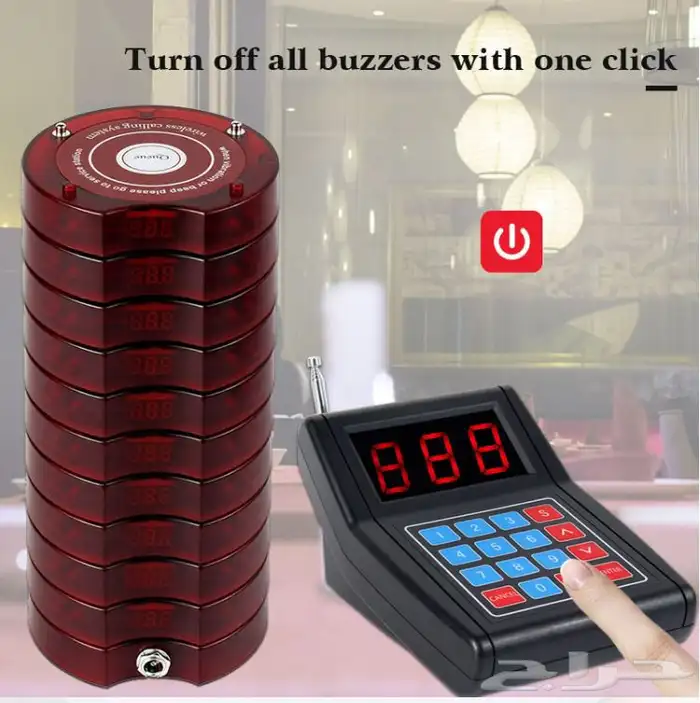 جهاز بيجر نداء المطاعم 0