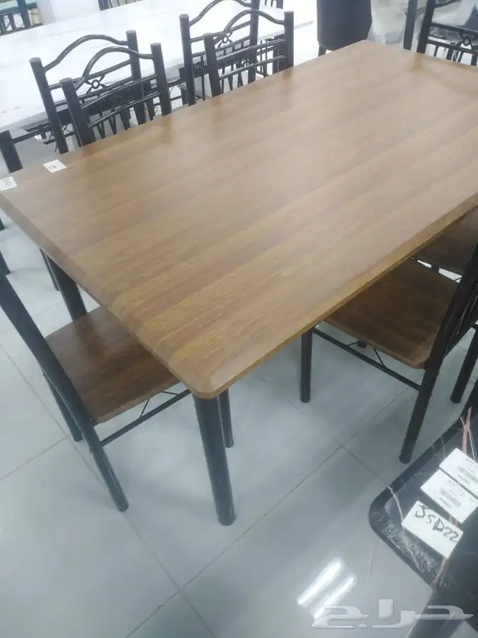 طاولات طعام خشب مع 2 كرسي و 4 و 6 جديد بالكرتون تخفيضات 13