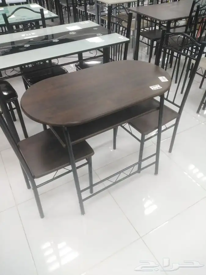 طاولات طعام خشب مع 2 كرسي و 4 و 6 جديد بالكرتون تخفيضات 0