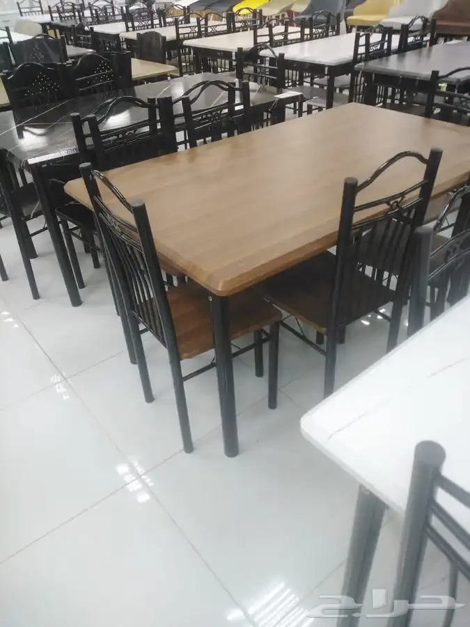 طاولات طعام خشب مع 2 كرسي و 4 و 6 جديد بالكرتون تخفيضات 11
