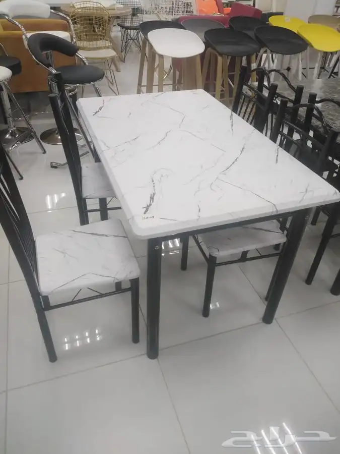 طاولات طعام خشب مع 2 كرسي و 4 و 6 جديد بالكرتون تخفيضات 9