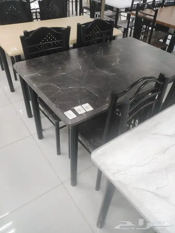 طاولات طعام خشب مع 2 كرسي و 4 و 6 جديد بالكرتون تخفيضات 6