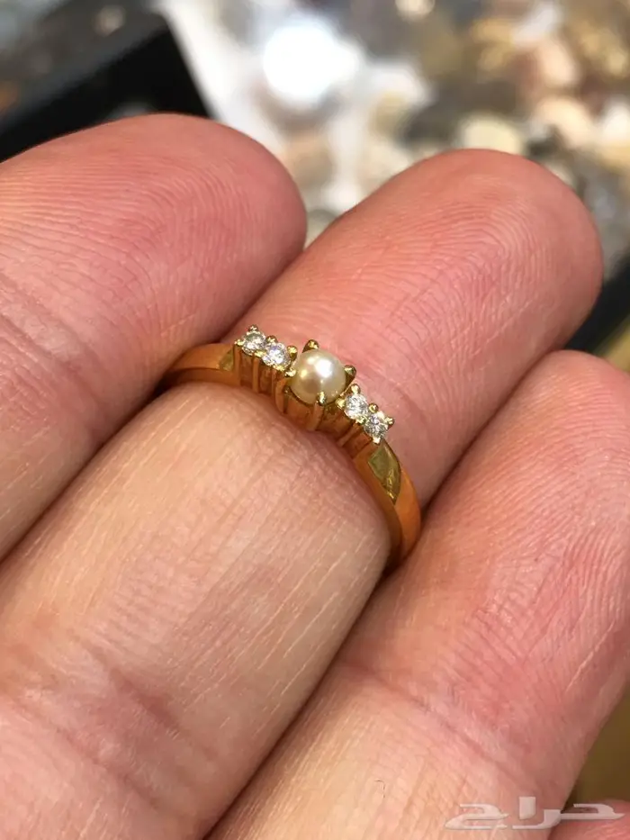 خاتم لؤلؤ بحريني 0