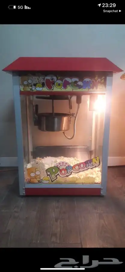 ايجار مكينة فشار غزل البنات ايس كريم 1