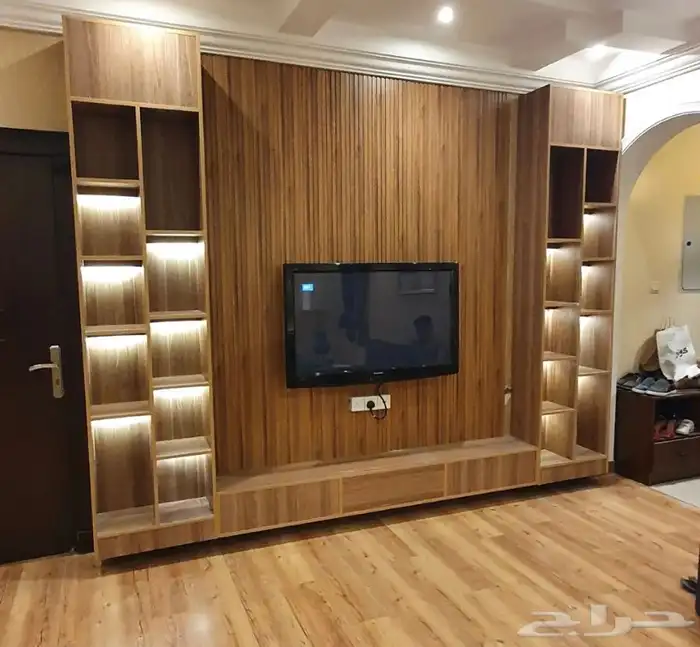 ديكورات خشبية وبديل الرخام والفوم والورق والباركيه 2