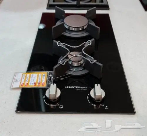 فرن سطحي 2 عين ايطالي سيراميك اسود 0