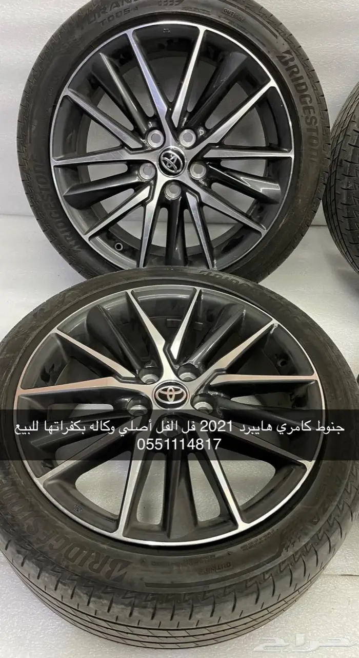 جنوط هايبرد 2022 بكفراتها اصليه وكاله للبيع 3