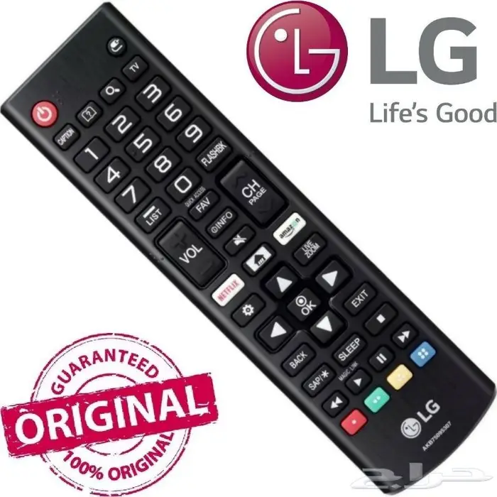 ريموت جميع تلفزيونات LG ال جي الجديد الاصلي 0