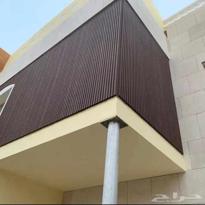 تكسيات خارجية wpc عشب صناعي بديل خشب خارجي 19