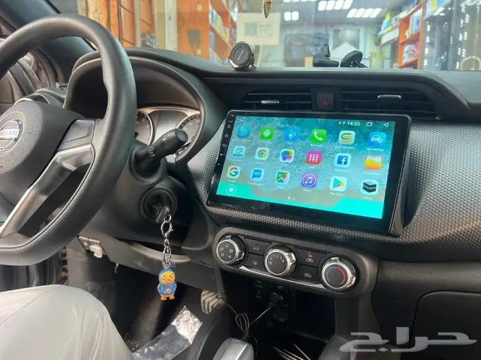 شاشه نيسان كيكس 2020 مع CarPlay وكامره خلفية 0