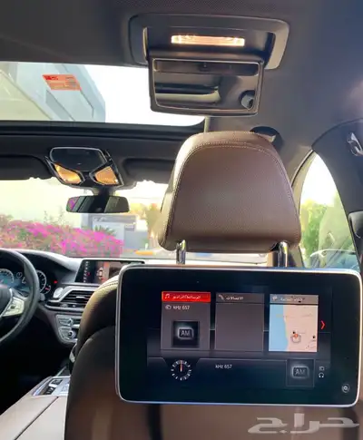 ممشي 28ألف كيلوضمان الوكيل4سلندر موفرهBMW 730 شبه جديده 31