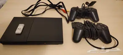 بلايستيشن 2 مع يدين وذاكرة للتخزين usb32 جيجا 30 لعبة 0