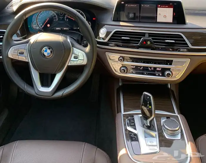 ممشي 28ألف كيلوضمان الوكيل4سلندر موفرهBMW 730 شبه جديده 25