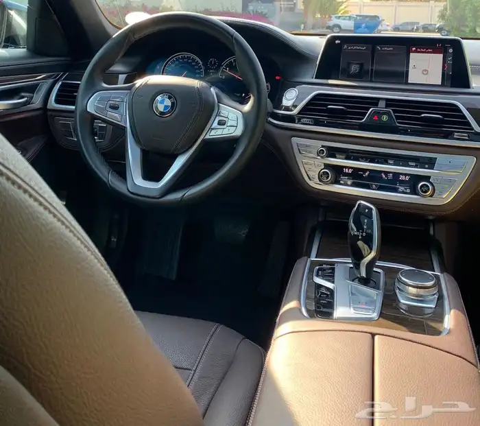 ممشي 28ألف كيلوضمان الوكيل4سلندر موفرهBMW 730 شبه جديده 29