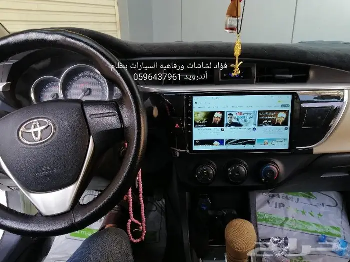 شاشه كرولا 2014_2016نظام أندرويد متكامل شاشات سيارات 0