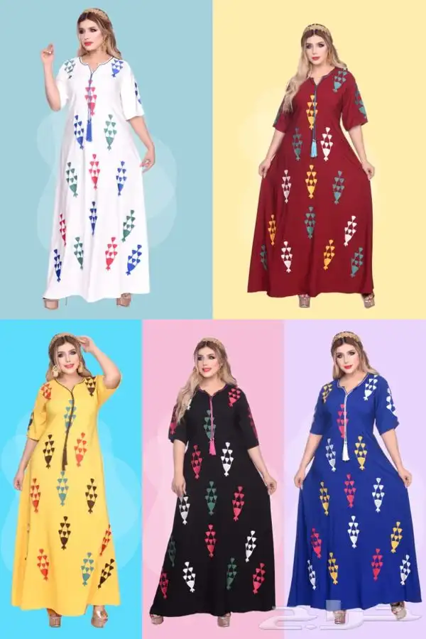 جلابيات مصريه جمله وقطاعي عروض من المصنع 57