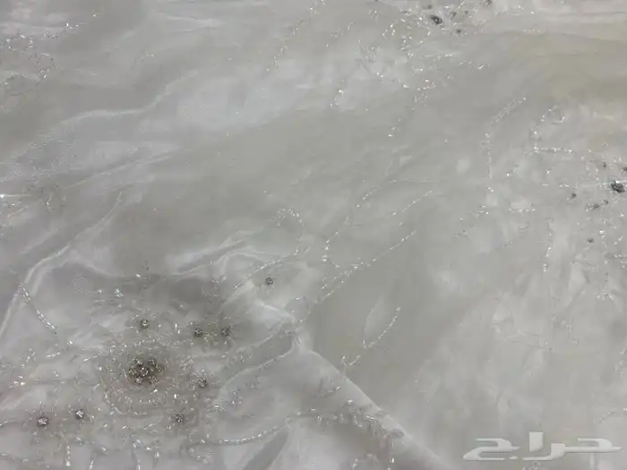 فستان زواج ابيض شبه جديد 1