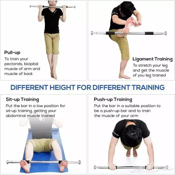 عقله لممارسة التمارين الرياضية ( Door way gym bar ) 3