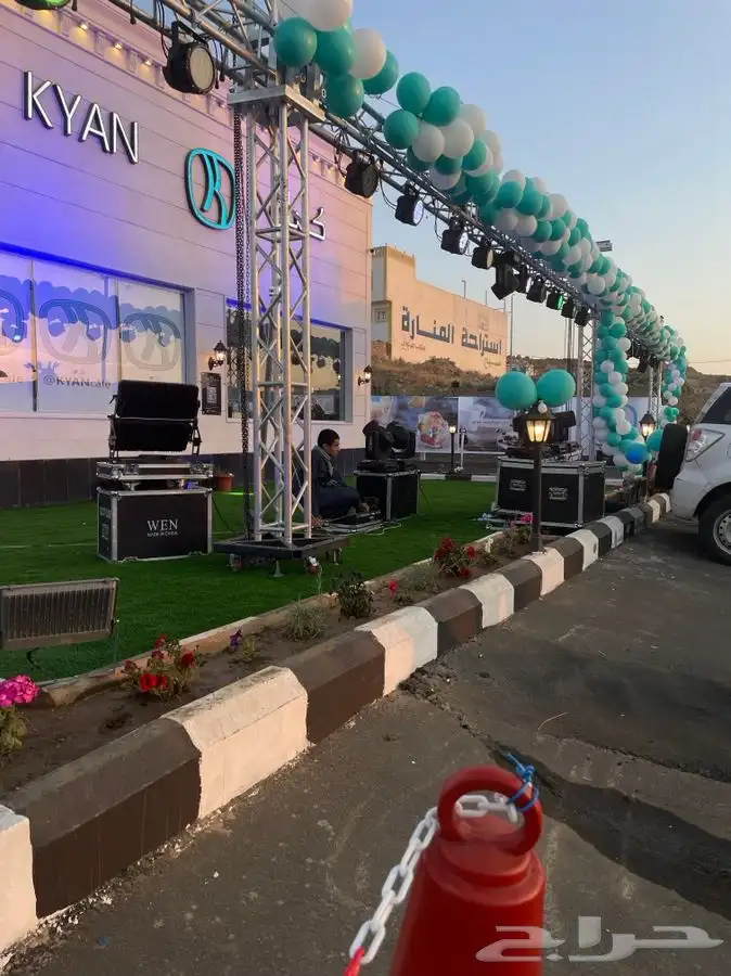 كشفات تراس مهرجانات سماعات كشاف ليزر قوس  بالون ر  0