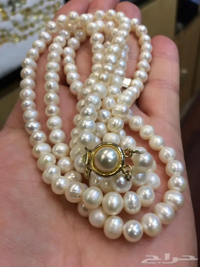 عقد لؤلؤ زراعي انتيك 3