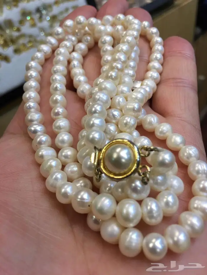 عقد لؤلؤ زراعي انتيك 4