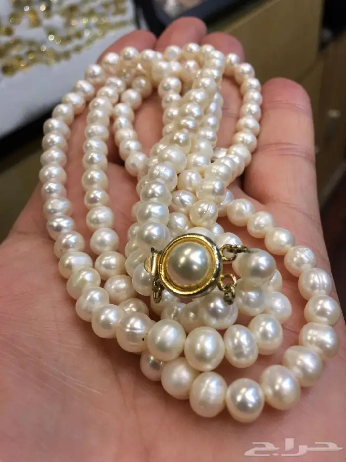عقد لؤلؤ زراعي انتيك 5