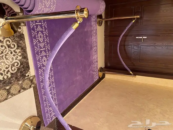 حبل حواجز تنظيم مسار لون موف بنفسجي خزامى 4