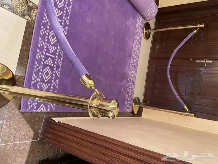 حبل حواجز تنظيم مسار لون موف بنفسجي خزامى 9