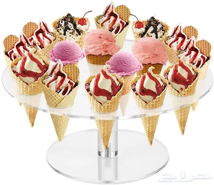 مستلزمات الايسكريم جميع خليط الايسكريم وبسكويت الايسكريم 26