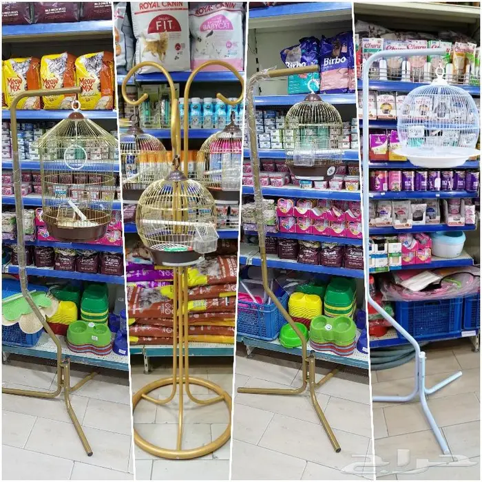 اقفاص و استاندات واعلاف حب طيور زينة وببغاوات 2