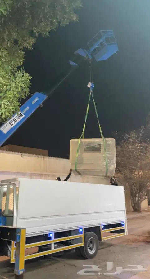 ونش كرين رافعه حفرالباطن سلة رفع عمال للأجار حفرالباطن 4