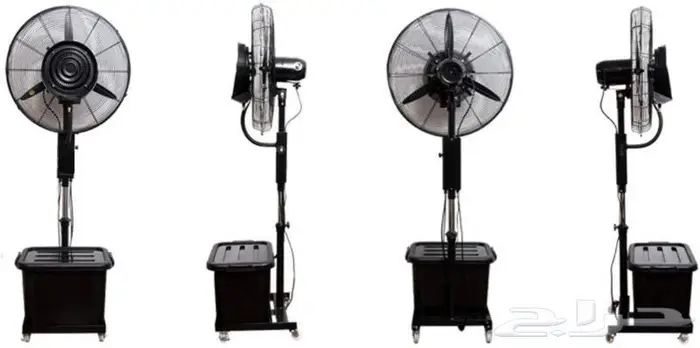 هلابك مع مراوح الرذاذ العموديه والجداريه 3