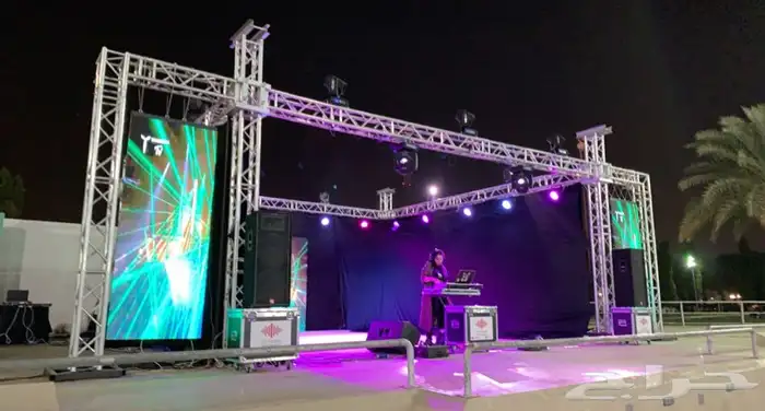 تنظيم حفلات go event مسارح صوتيات شاشات بيم ليد بار 0