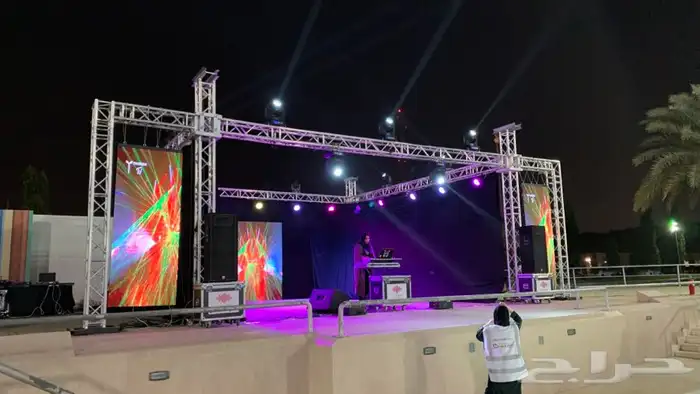 تنظيم حفلات go event مسارح صوتيات شاشات بيم ليد بار 19