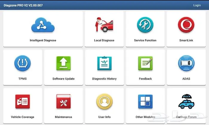 وصلة فحص وبرمجة لانش الاصلية DBScar5 مع Diagzone Pro V2 5