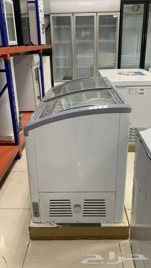  فريزرات EVEREST مقوس سحاب أفقي زجاج 2