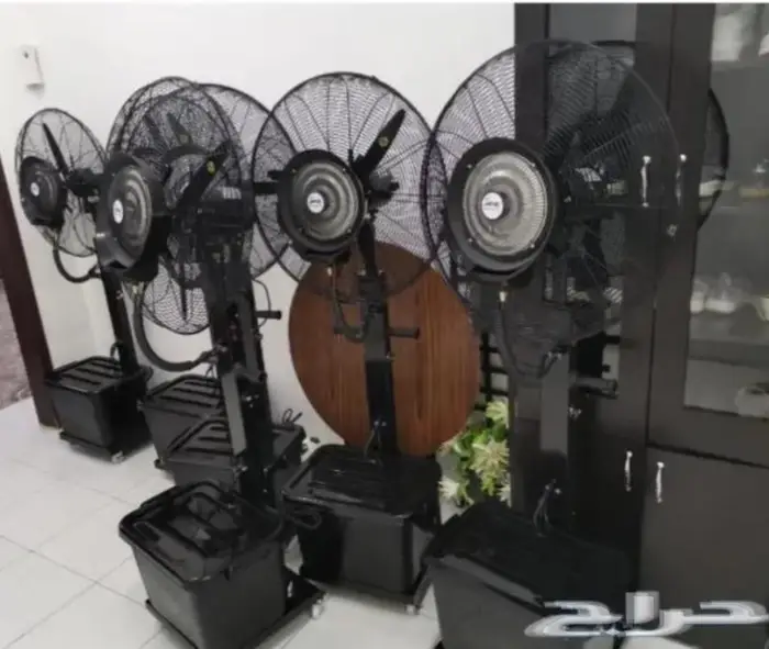 مراوح الرذاذ الجدارية والعموديه متوفره الآن 2