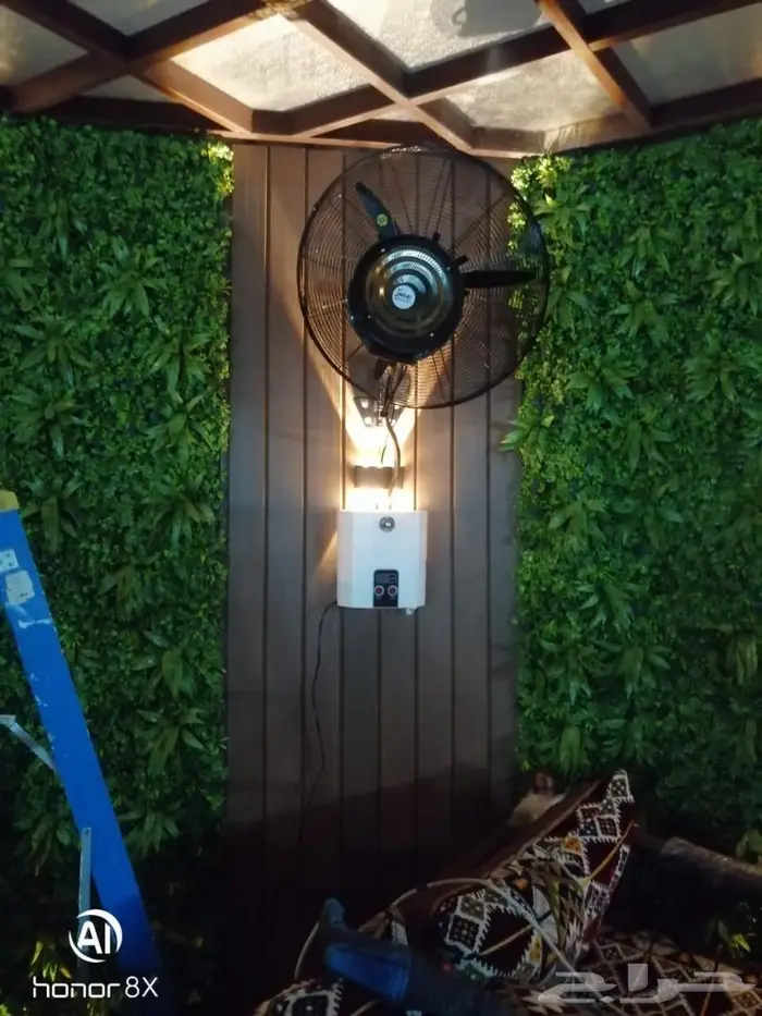 الكميه قربت تنتهي مراوح الرذاذ العموديه والجداريه 5