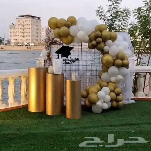 تنسيق بلالين اقواس بلالين 4