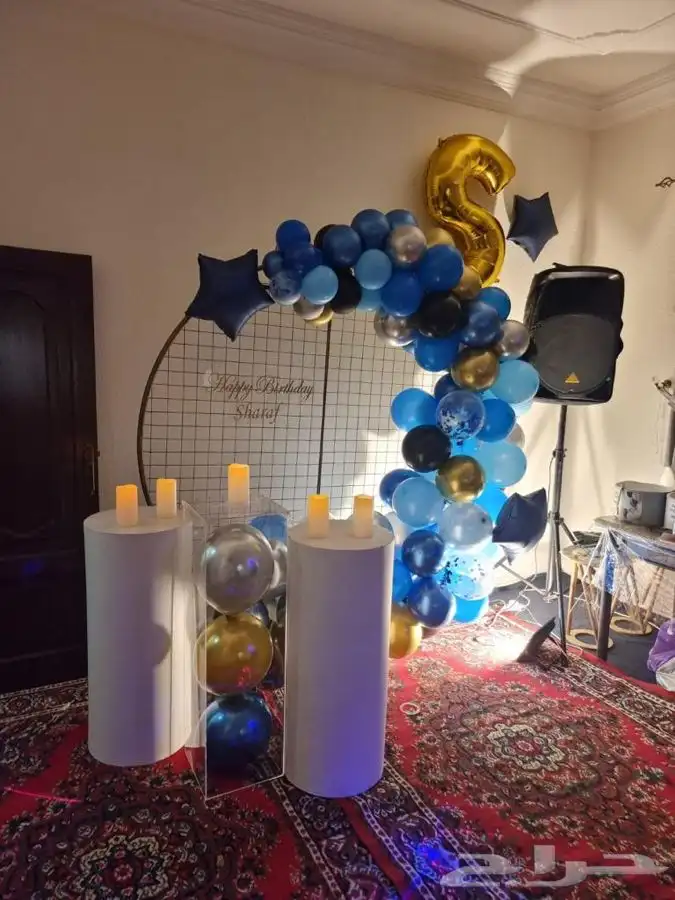تنسيق بلالين اقواس بلالين 2