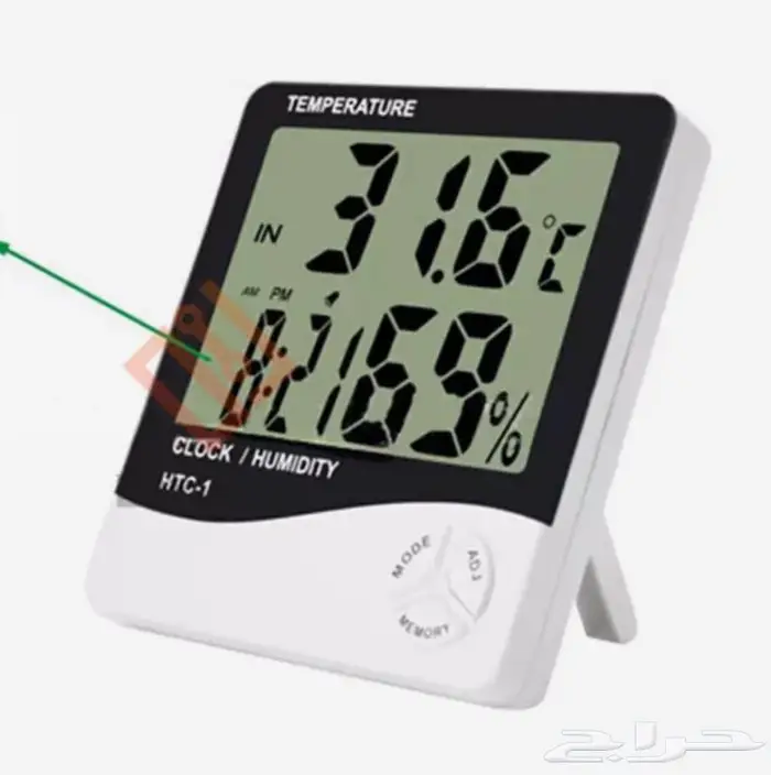 ساعة رطوبة و حرارة 0
