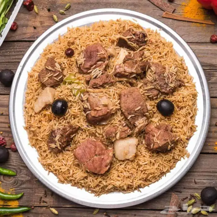 كوزي لحم ودجاج كبسة حاشي لحم 12