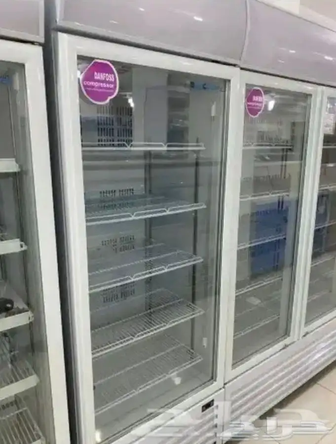 ثلاجات BANCOOL باب زجاج للدواجن والعصيرات والتمور 1