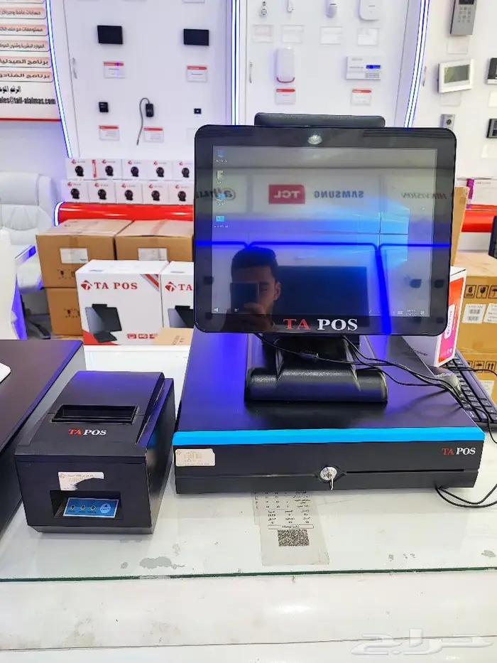 جهاز كاشير تموينات كاشير بقاله كاشير مطعم كاشير بوفيه 2