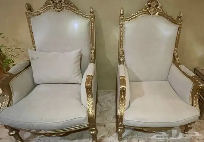 كنب قطع كلاسيك شبه جديد 0