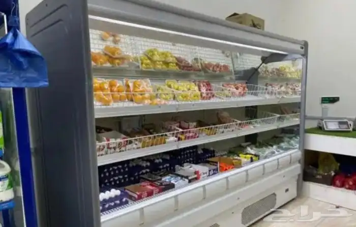 ثلاجات عرض مكشوفة الفرات البان وعصيرات وخضار 0