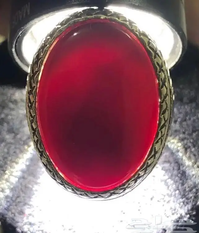 خاتم عقيق افريقي شفة العبد 0