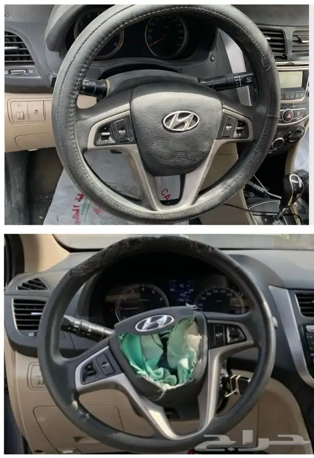 سمكره واصلاح السيارات المصدومه واقفال airbag 1