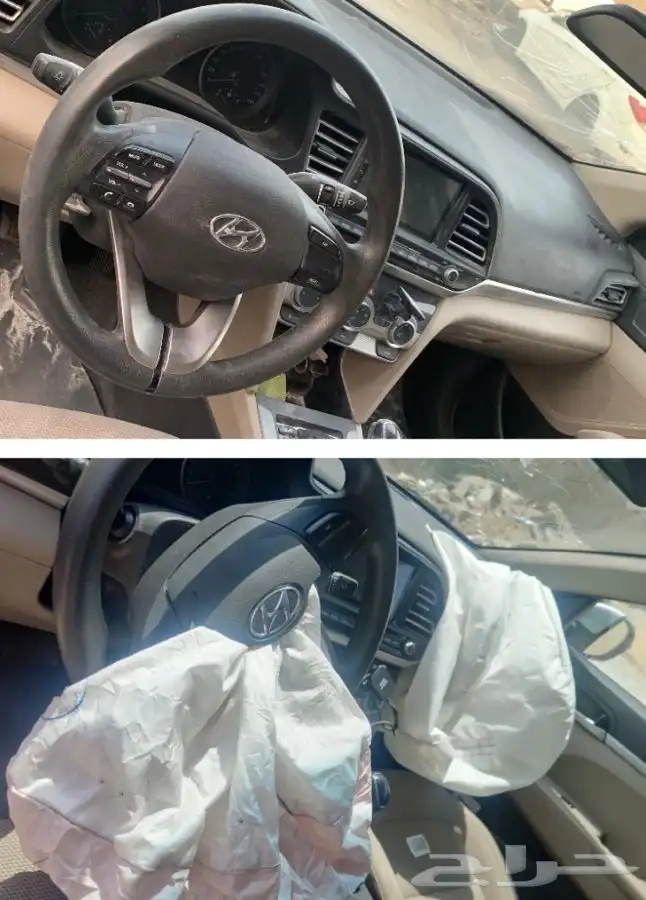 سمكره واصلاح السيارات المصدومه واقفال airbag 5